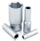 Toptul 3/8"Dr Deep Socket Satin 6pt | Durable, High-Performance Tool - 18mm