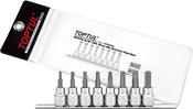 Toptul 8PCS 3/8" Drive Star Bit Socket Rail Set - QGAAG0804 image