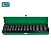 Toptul 1/2″ Dr Deep Impact Socket Set 14Pc 10-32mm image