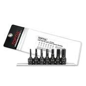 Toptul 3/8" Dr Hex Bit Impact Socket Set 7pc 4-12mm image