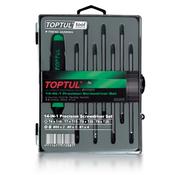 TOPTUL Set of Screwdrivers 8pcs GAAW0804 - 14-in-1 Phillips &amp; Torx Driver Set image