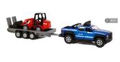 Kids Globe Pick Up Truck with trailer and loader image