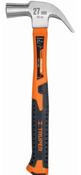 Truper 16oz Curved Claw Hammer with Fiberglass Handle - Durable, Shock-Absorbing Hammer for Professional and DIY Use image