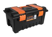 Truper 22" Tool Box with Lid Compartments - Spacious, Durable Tool Storage with Convenient Organizer Compartments image