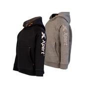 Xpert Pro Junior Pullover Hoodie Black/Grey - 7-8 years old / Black