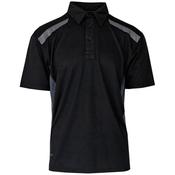 Xpert Pro Stretch Polo Shirt Black/Grey - S image