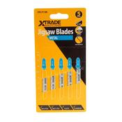 XTRADE JT118B Jigsaw Blade Metal (5 Pack) - 75mm HSS Blades with Wavy Set Teeth image