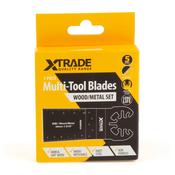 XTRADE MBMW34-5 Multi-Tool Blade Set Wood/Metal (5 Piece) - 34mm Bi-Metal Blades image