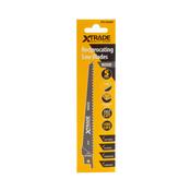 XTRADE SS644D Recip Saw Blade Wood (5 Pack) - 150mm HCS Blades for Fast Timber Cutting image