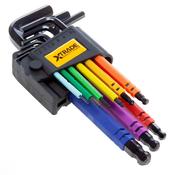 XTRADE 9pc Long Arm Ball End Hex Key Set image