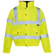 Hi-Vis Bomber Jacket - Yellow - XXLarge