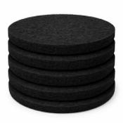17" Black Floor Pads - Box Of 5