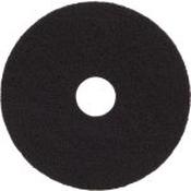 17" Black Floor Pads - Single Unit