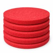 17" Red Floor Pads - Box Of 5