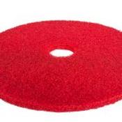 17" Red Floor Pads - Single Unit
