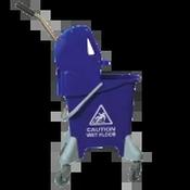 25L Mopping System With Gear Press Wringer - Blue image