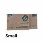 Earth2Earth Compostable Food Prep Gloves I 100 Gloves - Small