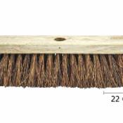 Stiff Bassine Wooden Broom Sweeping Head - 22 Cm image