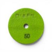 Diafil Pointflex 100 MM Worktop Polishing Diamond Pads | Velcro - 50