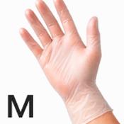 ASAP Vinyl Powder Free Disposable Gloves | Clear - Medium image