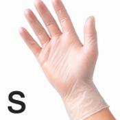 ASAP Vinyl Powder Free Disposable Gloves | Clear - Small image