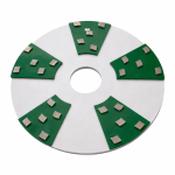 Diafil Rubberflex Metal Diamond Pad | 5 Strip | 17 Inch - 30 