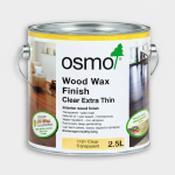 Osmo Wood Wax Finish Extra Thin Clear Satin - 2.5L