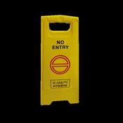 No Entry Floor Sign: The Best Choice for Safety