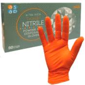 ASAP T-Grip Orange Nitrile Diamond Texture - Large image