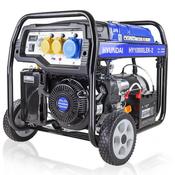 Hyundai HY10000LEK-2.  8kW/10kVA* Recoil &amp;amp; Electric Start Site Petrol Generator image