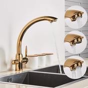 Carolann Gold 3-Way Tap fully installed with CW Original Filter image