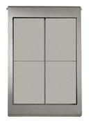 Illuminated Menu Display Stainless Steel