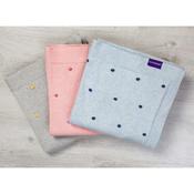 Knitted Pom Pom Baby Blanket image