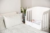 Serena Co-Sleep Add on White image