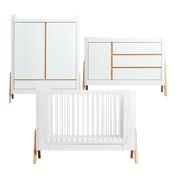 Gaia Baby | Hera Cot, Dresser &amp; Wardrobe Set