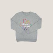 Cloud &amp; Proud Crewneck (white lettering)