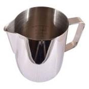 Stainless-Steel Foaming Jug with Etched Measurements - 0.6L image