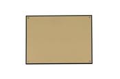 8x6 Black Edge Plastic Breast Plate Gold