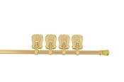 Cranoge 70 inch Square metal bar - metal back plates Gold - set
