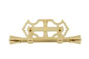 Split Plastic Cross with Figure-Cranoge Plastic Handle Gold - 6 piece set