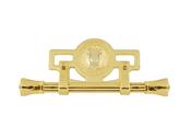Split Plastic Medial Cranoge Split Pin Handle Gold - 6 piece set