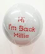 Elf Return Hot Air Balloon - White image