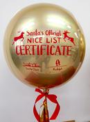 Santa Nice List Confirmation Balloon image