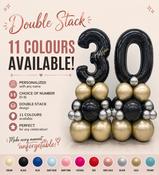 26 Inch Number Balloon Double Stack ( Air filled ) image