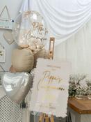 Arcylic Sign &amp;amp; Easel Balloon Display- 2/3 days lead time needed*