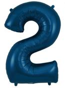 Inflated 40 inch Navy Balloon Numbers