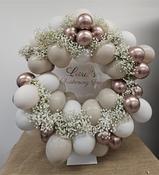 Neutral Tones with Rose Gold Balloon Hoop