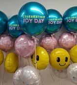 Branded Orb Balloon Bunch