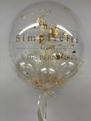 Gold Leaf &amp;amp; Mini Balloon Bubble