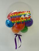 Pride Coloured Bubble Balloon image